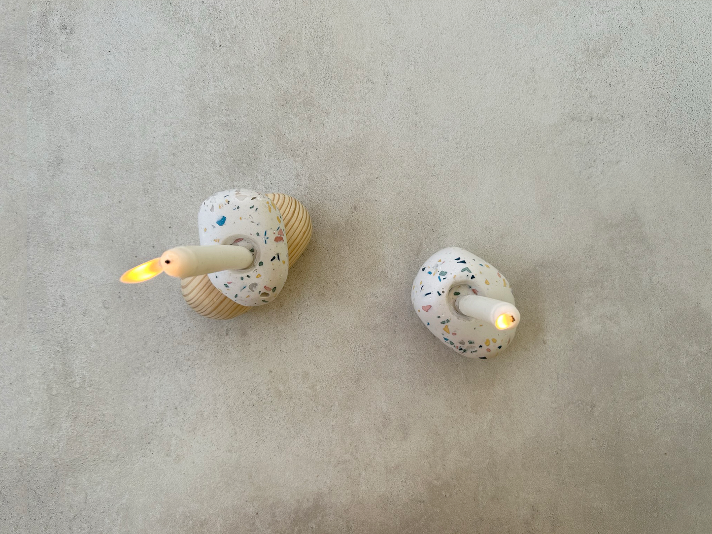 Pebble Candlestands