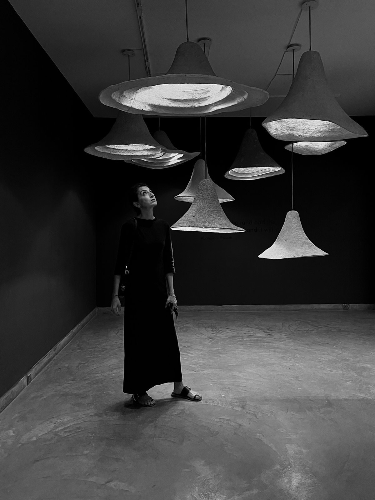 Handcrafted Papercrete Floats installed in a client's space 6