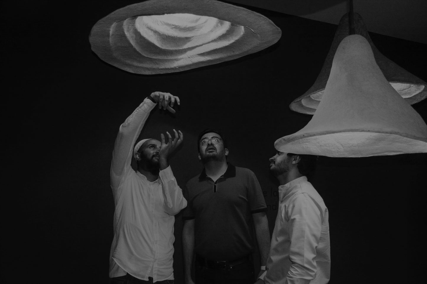 Handcrafted Papercrete Floats installed in a client's space 7