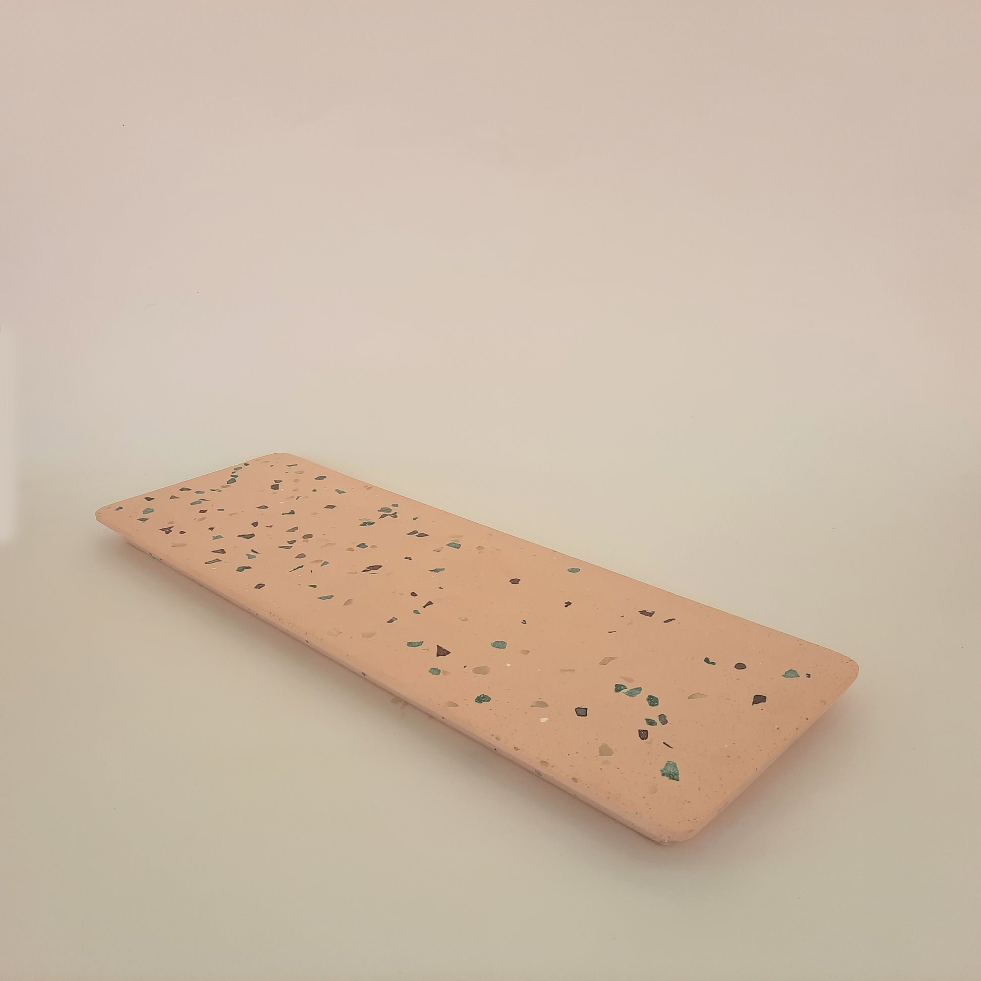 Handmade terrazzo serving platters and trays.4.2