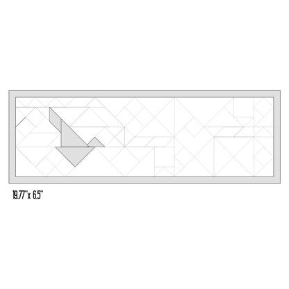 Made by hand. Our Tangram tray/platter.2