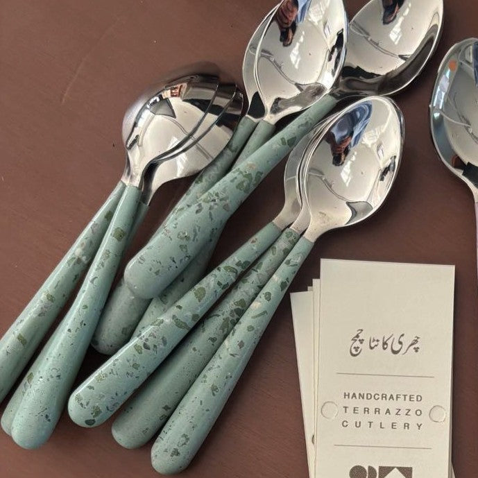 Terazzo Dessert Spoons- Set of 4