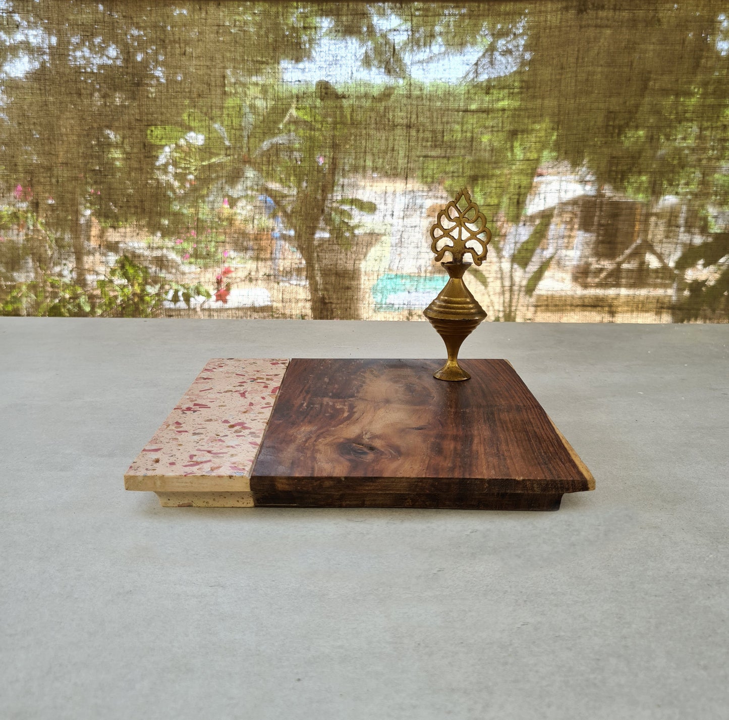 Terrazzo + Wood Platters