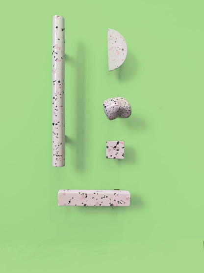 Series of handmade terrazzo and wood handles and knobs 11
