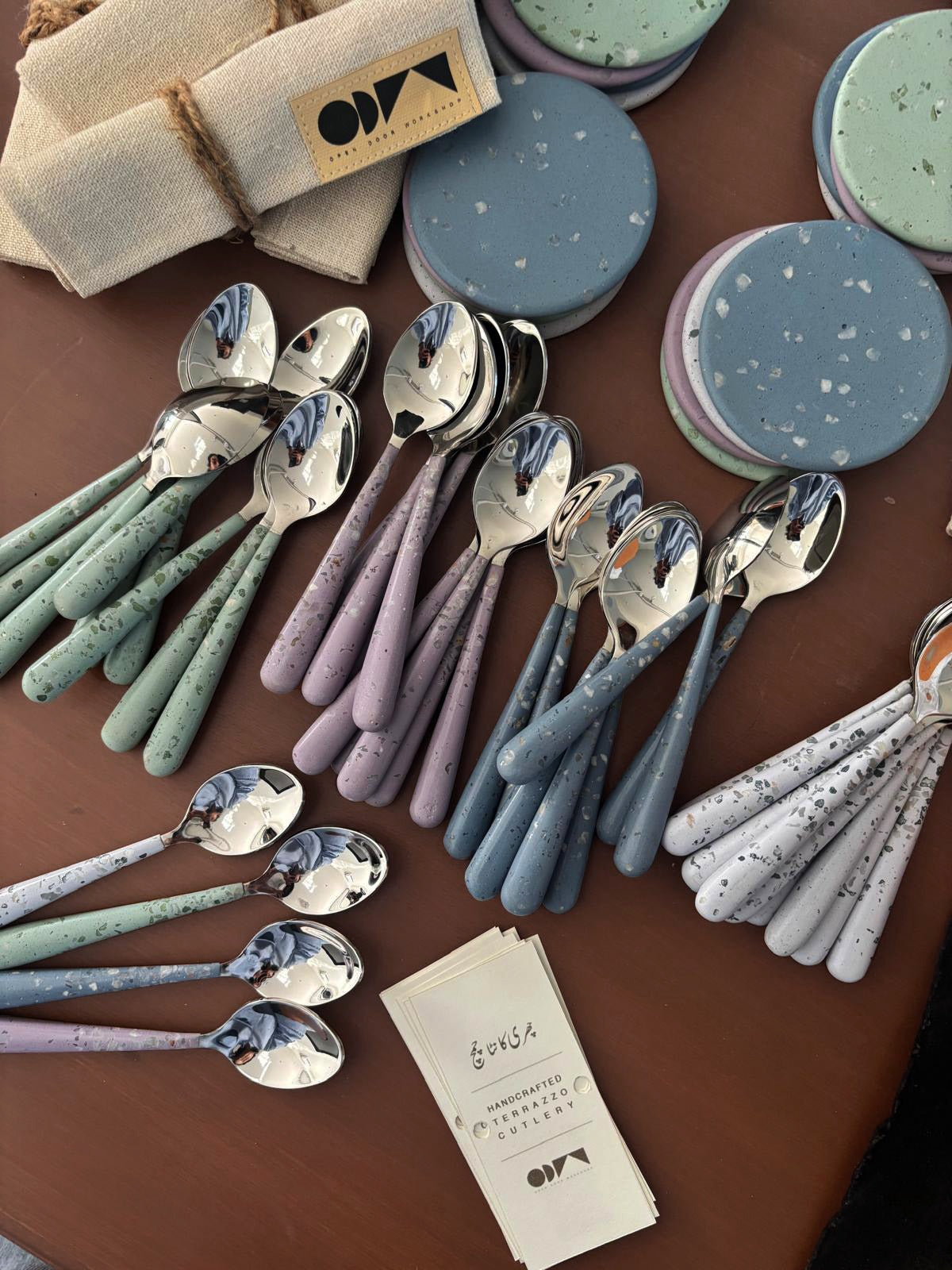 Terazzo Dessert Spoons- Set of 4