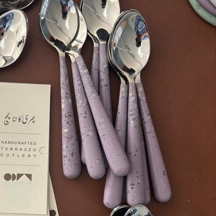 Terazzo Dessert Spoons- Set of 4