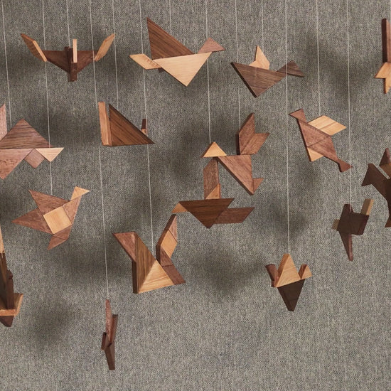 A view of our Wooden Parinday installation.