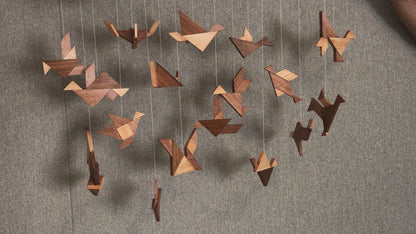 A view of our Wooden Parinday installation.